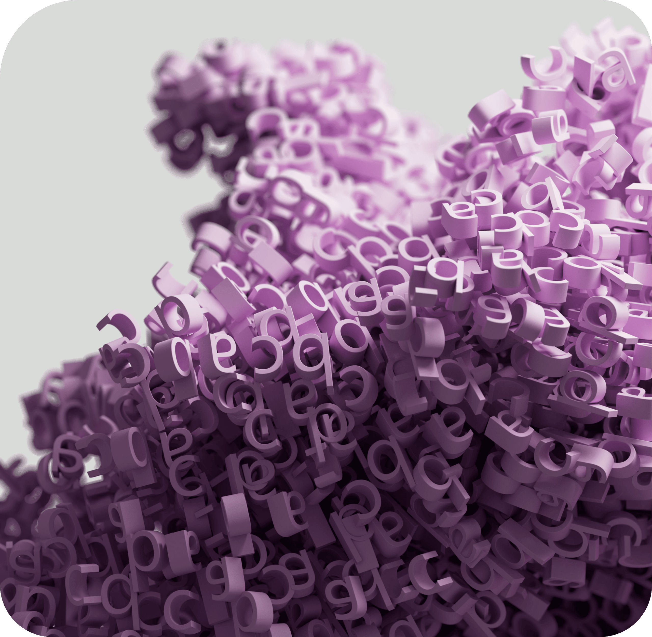 Abstract image that represents natural language proicessing and LLM data